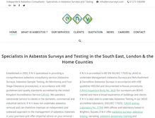 Tablet Screenshot of envsurveys.com